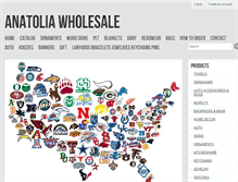 Tablet Screenshot of anatoliawholesale.com